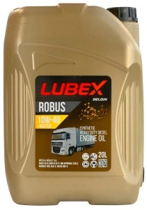 Масло моторное синтетическое LUBEX ROBUS MASTER 10W-40, 20л  L019-0767-0020