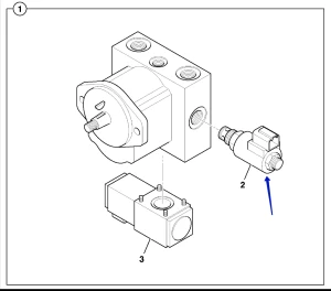Соленоид пропорционального (предохранительного) клапана JCB (Original) 332/C6480